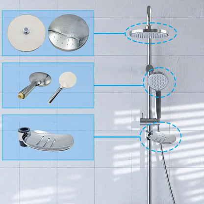 Miscelatore per Vasca da Bagno con Soffione a Colonna, Design Elegante