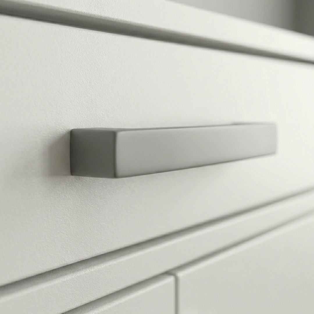 Scarpiera salvaspazio moderna 95 cm con cassetto e ante bianca cemento o rovere