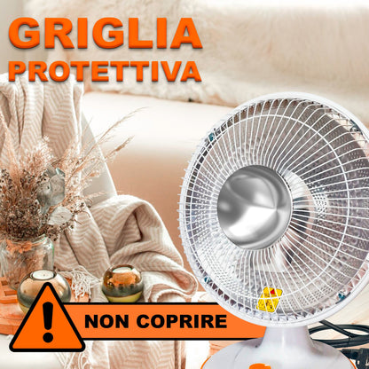 Stufa al Carbonio 600W Basso Consumo, portatile, Ultra Potente e  sicura