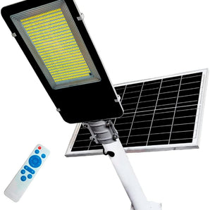 Lampione solare LED esterno 400W con telecomando e sensore IP66