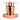MAKA Comignolo Antivento Base Rettangolare, Terminale per Canna Fumaria Camino Stufa a Legna Pellet e Gas, Cappello Antipioggia Aspirafumo Base Rettangolare - Rame 220x320 mm