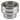 MAKA Raccordo Mono-Doppia Parete Canna Fumaria Doppia Parete Aria Inox - Inox Ø 100 mm (esterno 150)