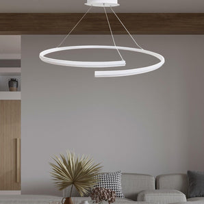 Lampadario a Sospensione LED a Spirale a Luce Naturale