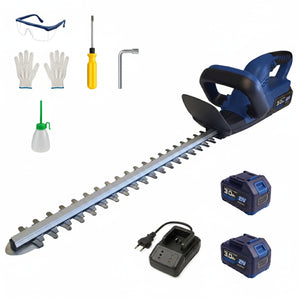 Tagliasiepi a Batteria 21V 3.0Ah con Kit Completo e 2 Batterie