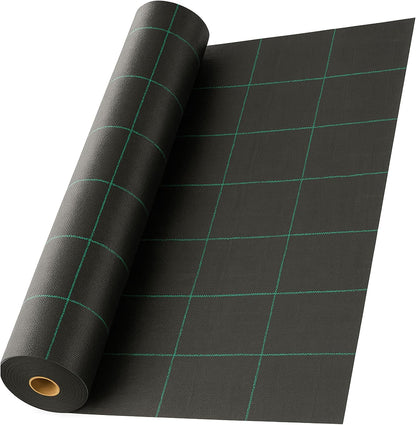 Telo pacciamatura 1x10 m anti-erbacce in polietilene 100 g/m²
Tessuto resistente anti-UV traspirante per orto e giardino
Copertura impermeabile contro infestanti facile da installare