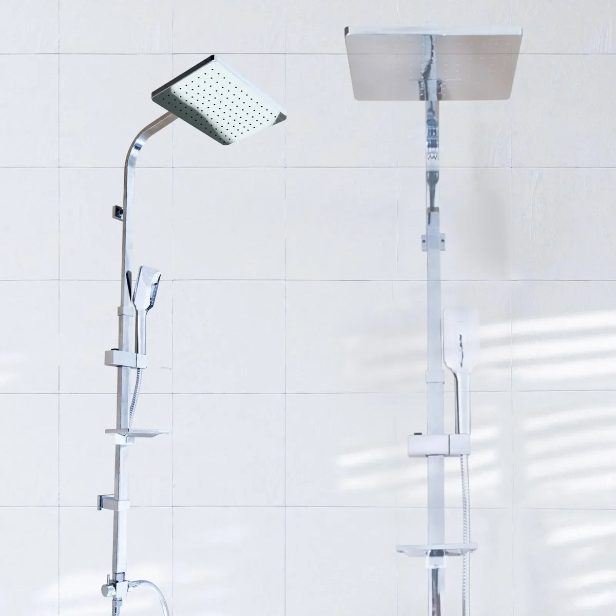 Miscelatore per Vasca da Bagno con Soffione a Colonna, Design Elegante