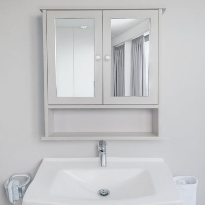 Specchio bagno con mobile contenitore legno moderno salvaspazio compatto

Pensile bagno con ripiani interni specchio frontale arredo elegante