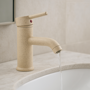 Rubinetto Miscelatore Monocomando in Fraganite Avena per Bagno e Cucina