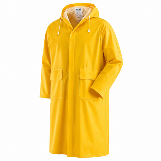 Cappotto Impermeabile da Lavoro Giallo/Blu
