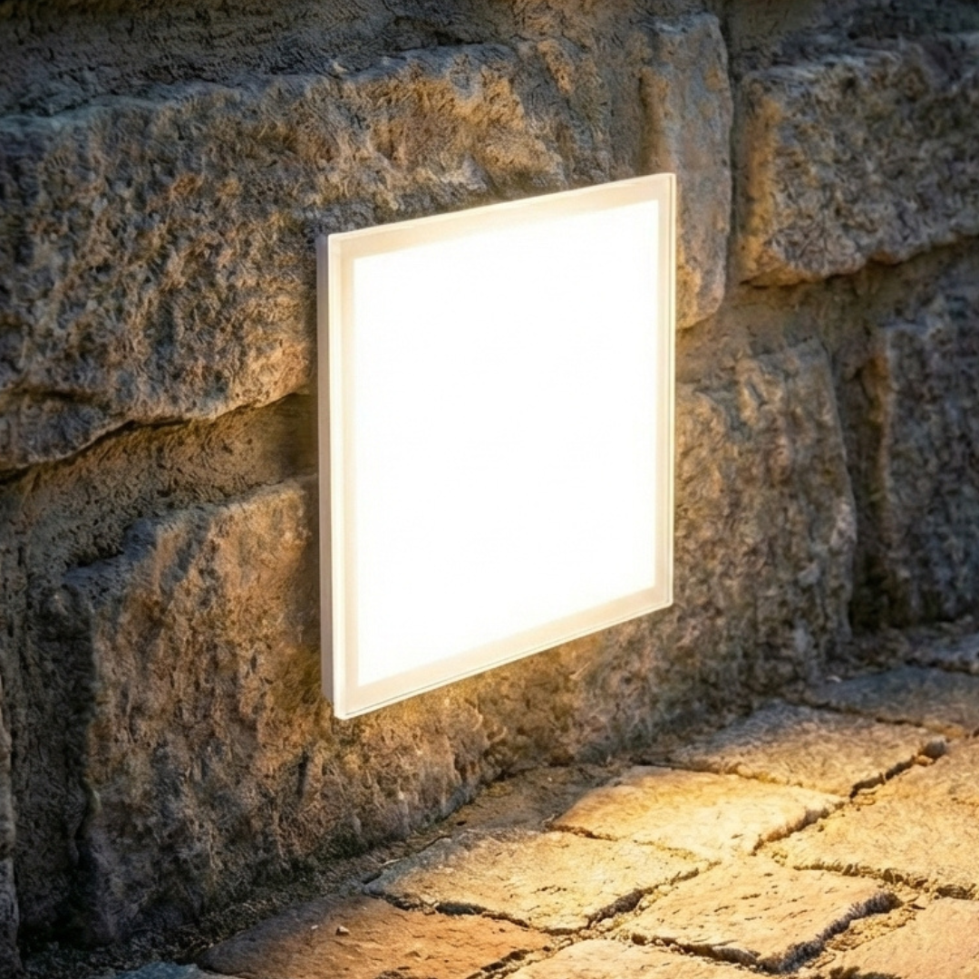 Faretto Segnapasso LED da Incasso in Vetro IP65 4W CCT