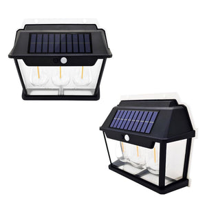 Outdoor LED Solar Lamp with 3 Lights