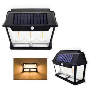 Outdoor LED Solar Lamp with 3 Lights