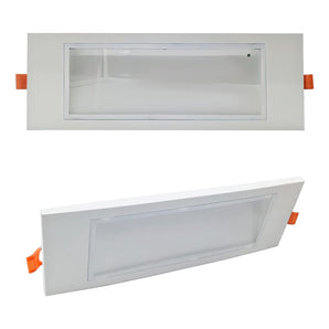 Recessed LED emergency light