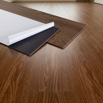 Pavimento PVC Adesivo Effetto Quercia Scura 2mq