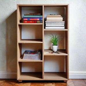 Galilei Wooden Bookcase with 7 Shelves