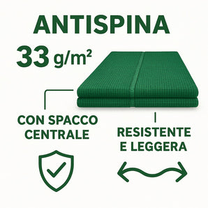 Rete per Raccolta Olive Antispina - Resistente, Modelli Vari con Spacco