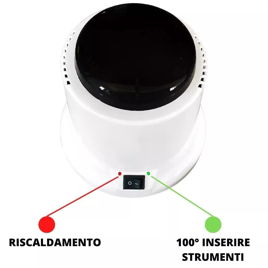 Sterilizzatore al Quarzo 100W con Microsfere per Utensili Beauty