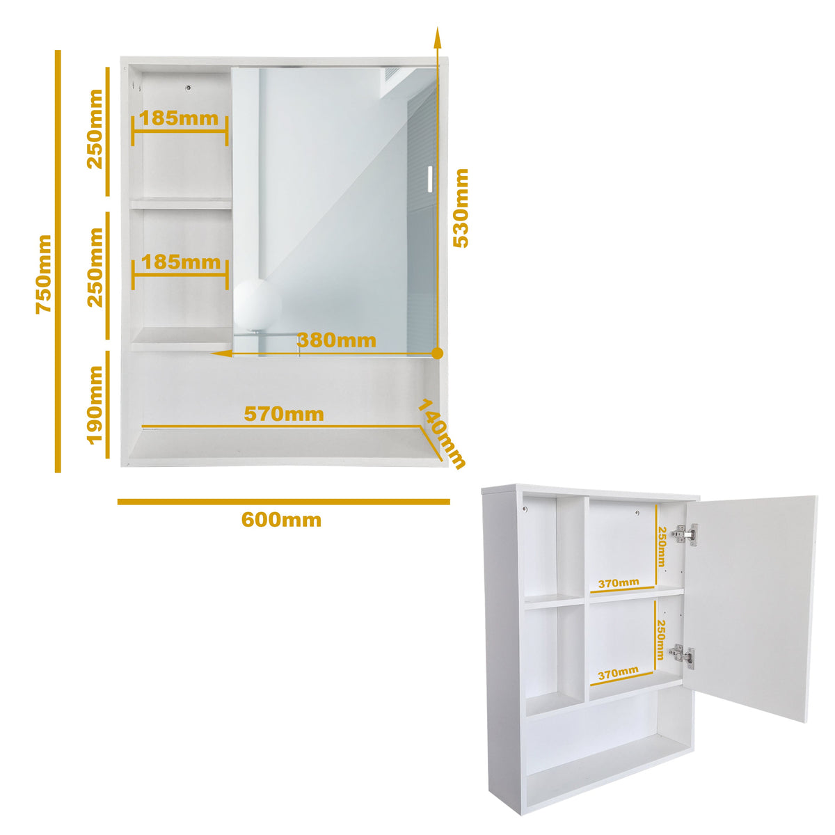 Specchio bagno con mobile contenitore legno moderno salvaspazio compatto

Pensile bagno con ripiani interni specchio frontale arredo elegante