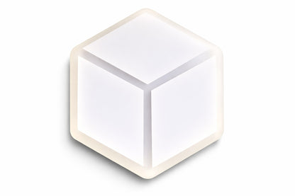 Applique da Parete Cubo 3D Minimal - Switchcolor Design