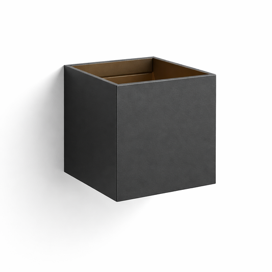 Applique Cubo LED 12W IP65 per Esterni - NERO