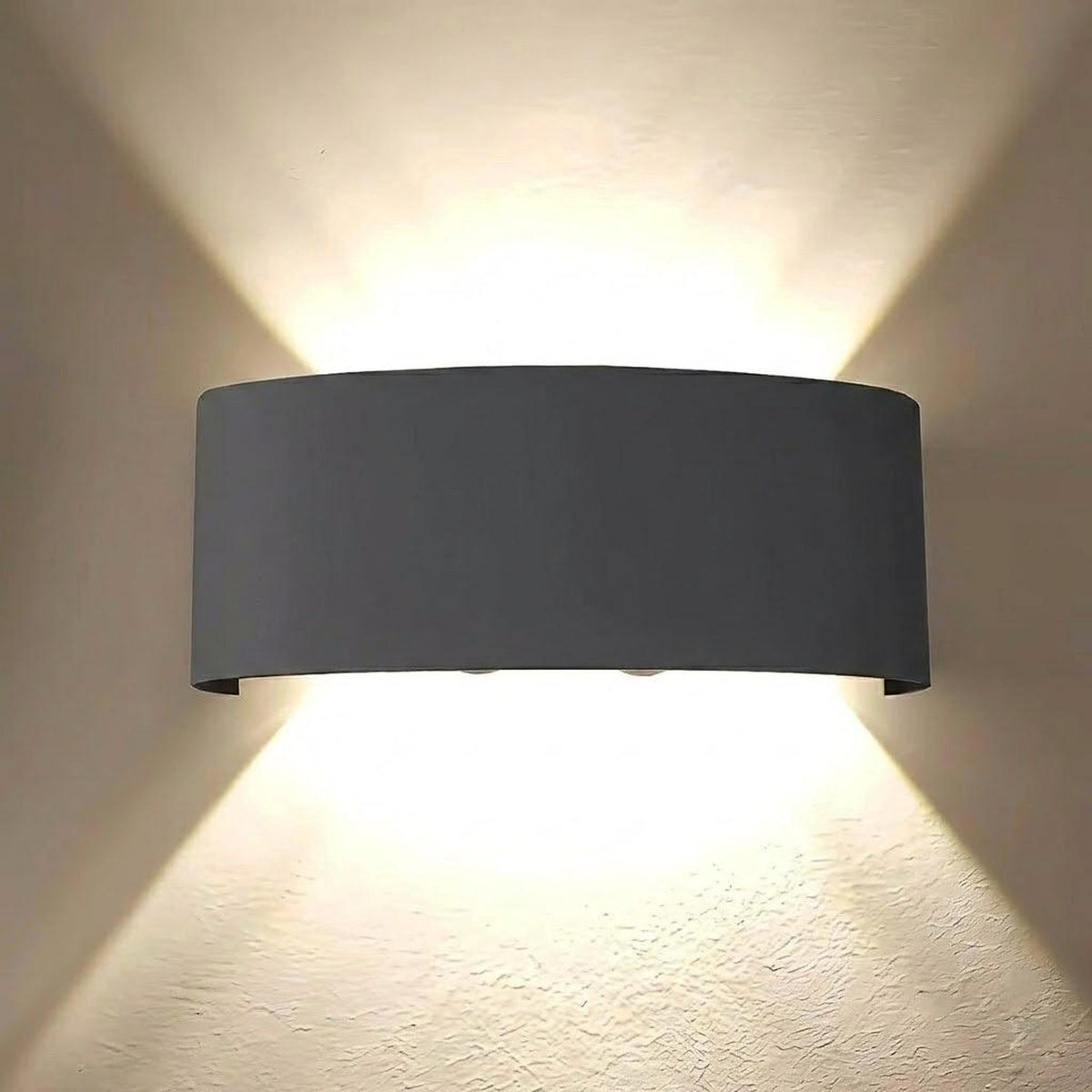 Applique LED Up Down 24W IP65 Grigio da Esterno
