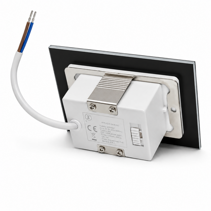 Retro applique LED da incasso con selettore CCT e cablaggio