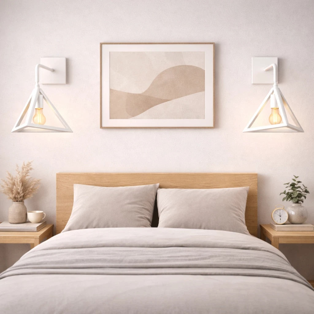 Applique da Parete Moderna E27 IP45 Bianco o Nero 60W
