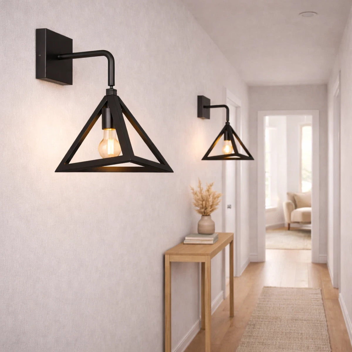 Applique da Parete Moderna E27 IP45 Bianco o Nero 60W