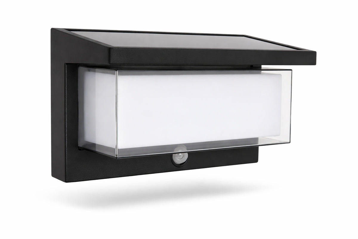 Applique Solare LED da Esterno 1000lm con Sensore PIR IP65
