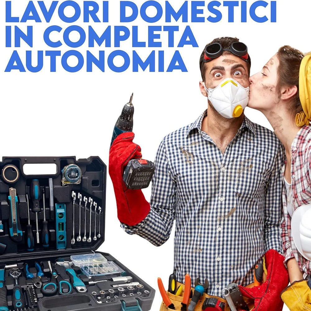 Valigetta Porta Attrezzi con Cricchetto (257pz)