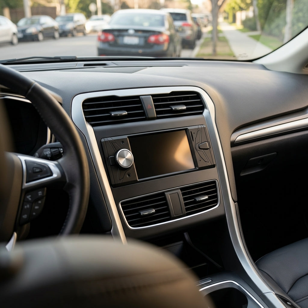 Autoradio 1 DIN Bluetooth per streaming audio da smartphone