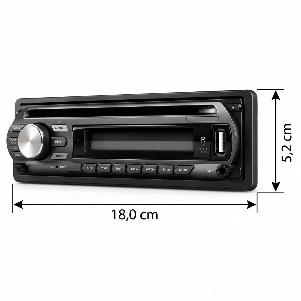 Dimensioni autoradio 1 DIN