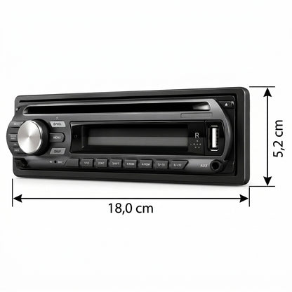 Dimensioni autoradio 1 DIN