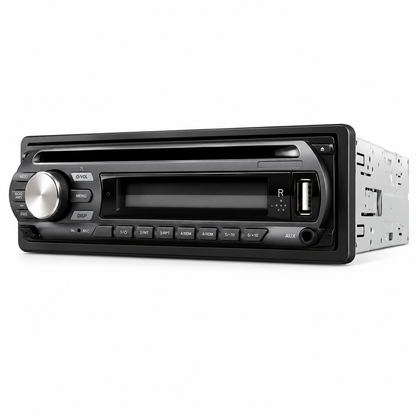 Autoradio 1 DIN Bluetooth CD DVD USB SD AUX vista frontale