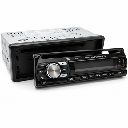 Autoradio 1 DIN con pannello frontale removibile