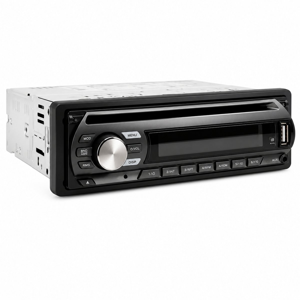 Autoradio 1 DIN Bluetooth vista prospettica