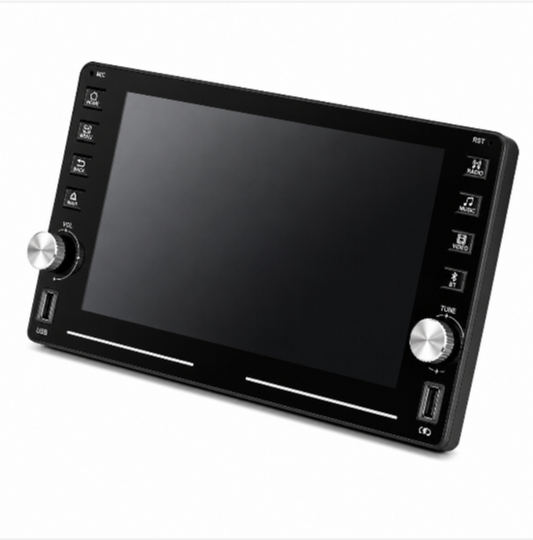 Autoradio 2 DIN Android 9 touchscreen 7 pollici nera