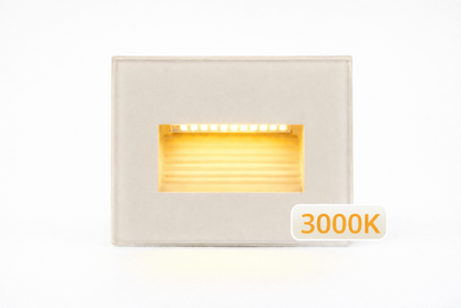 Segnapasso LED Incasso 4,5W IP65 Asimmetrico per Scatola 503 LUCE CALDA 3000K