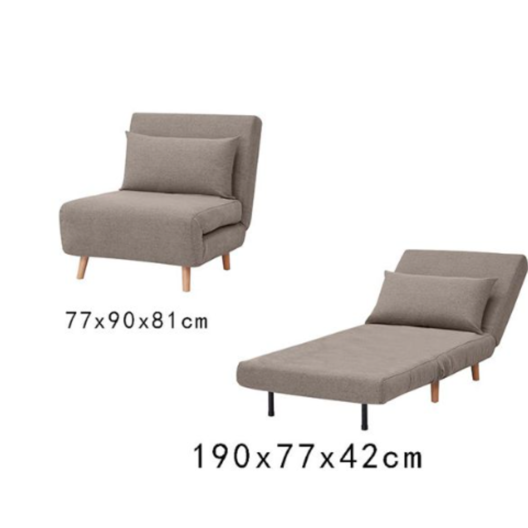 divanetto Relax "Bobo" Trasformabile salvaspazio poltrona minimal