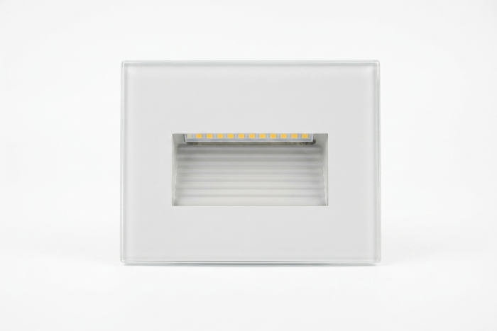 Segnapasso LED Incasso 4,5W IP65 Asimmetrico per Scatola 503 LUCE CALDA 3000K