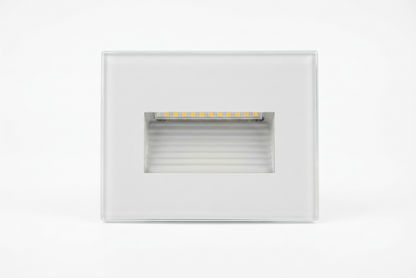 Segnapasso LED Incasso 4,5W IP65 Asimmetrico per Scatola 503 LUCE CALDA 3000K