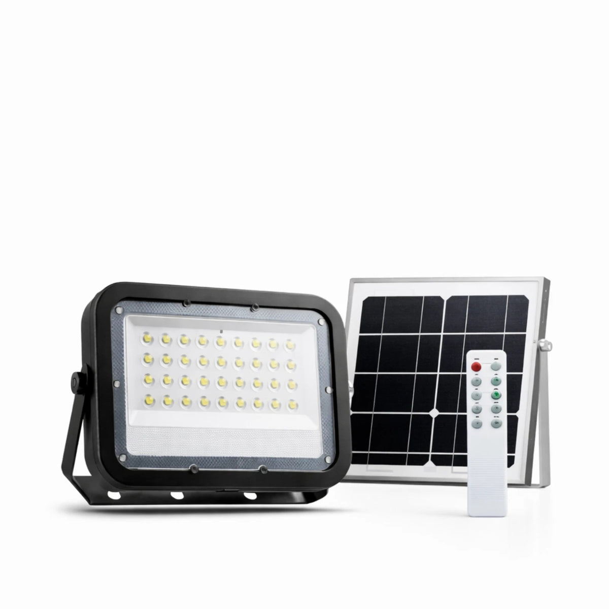 Faro LED Solare Esterno IP65 con Pannello 50W 200W 300W