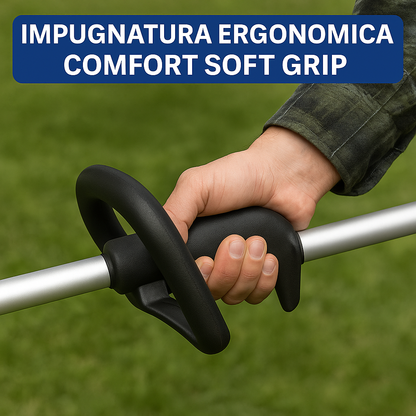 Decespugliatore a Scoppio 33cc con Disco e Filo Nylon