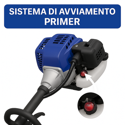 Decespugliatore a Scoppio 33cc con Disco e Filo Nylon