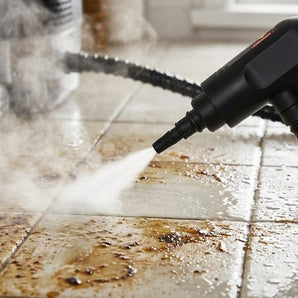 Pulitore a Vapore Portatile 2500W con Serbatoio 1,6L e 13 Accessori