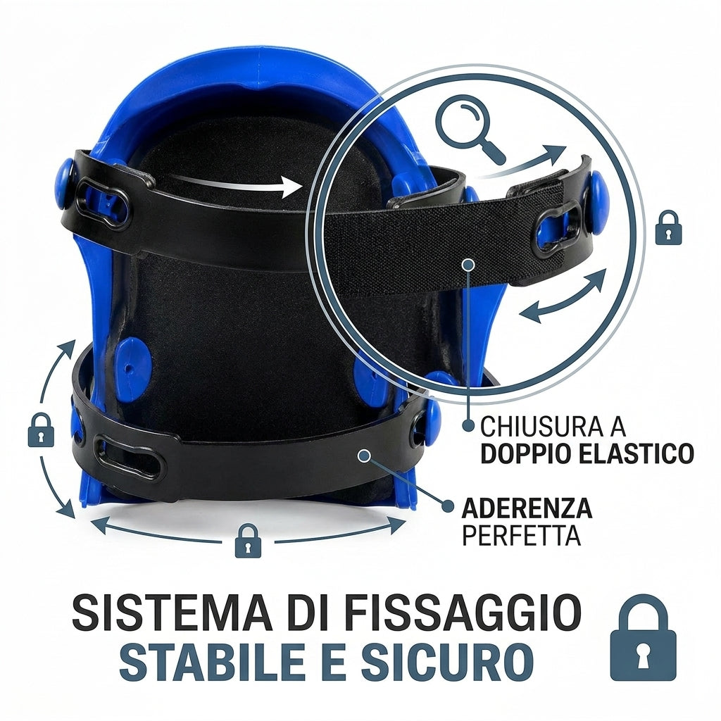 Ginocchiere da Lavoro Ergonomiche con Gel ed EVA