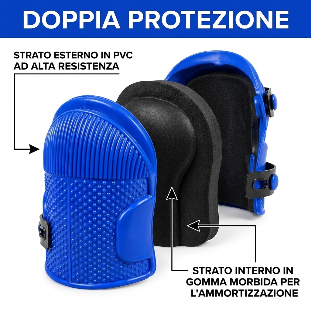 Ginocchiere da Lavoro Ergonomiche con Gel ed EVA