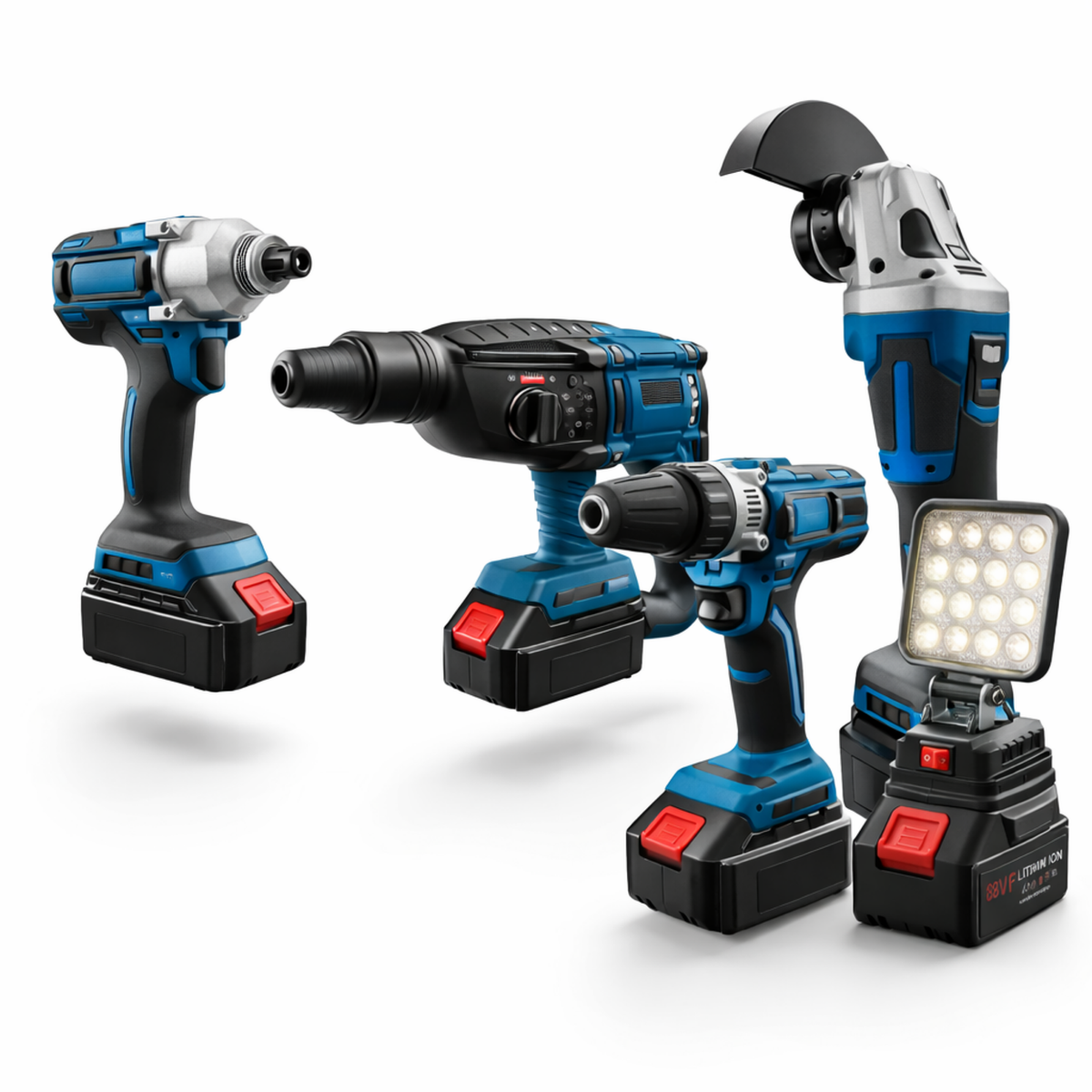 Elettroutensili Cordless 5 in 1 88V con 2 Batterie kit