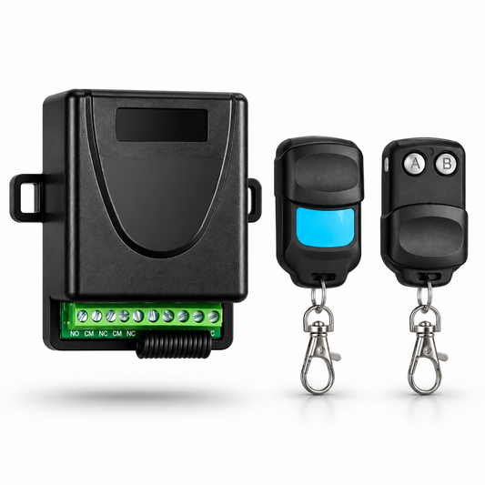 Kit ricevitore wireless per automazioni con 2 telecomandi