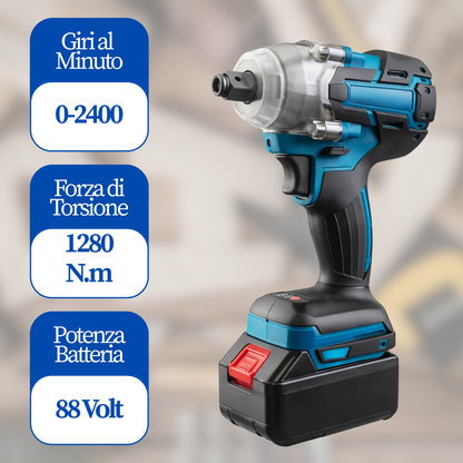 Elettroutensili Cordless 5 in 1 88V con 2 Batterie kit